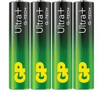 Piles GP ULTRA PLUS - Blister de 4 Piles AAA - Carton FSC G