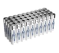 Ansmann Piles alcalines Micro AAA 1,5V – Lot de 40 – Jetables, puissantes et économiques