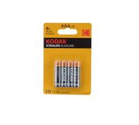 Piles Kodak Lr03 AAA Xtralife Alkaline (x4) Noir