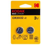 Piles Kodak MAX Lithium CR2032 (pack de 2)