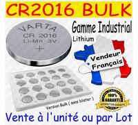 Piles Lithium 3V VARTA CR2016 - Disponible aussi LR6 AA LR03 AAA / CR2032 CR2025