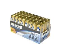 maxell Lot de 32 piles alcalines Micro AAA - Avec présentoir de 32 piles