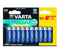 Piles LR06 - AA - 1,5V Varta High Energy x20
