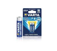 PILES LR3 ALCALINES HIGH ENERGY AAA 1.5V x2 VARTA