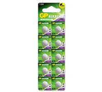 Piles LR44 Bouton - AG13 - Lot de 10 | GP Extra | Batteries Alcalines LR 44 A76 - Longue durée et Haute Performance