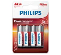 Philips Piles Power Alkaline AA (LR6) 1,5 V Pack de 4