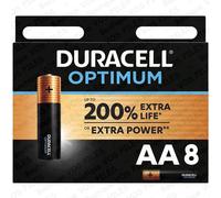 Pile DURACELL LR06 AA Lot 8 piles OPTIMUM