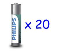 Piles LR6 LR06 AA PHILIPS INDUSTRIAL MN1500 ( date de validité : Janvier 2032 )
