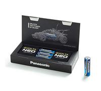Piles Panasonic AA EVOLTA Neo, Paquet de 4, Pile alcaline, AA Mignon LR6 1,5V, Pile alcaline High Premium, Emballage Cadeau