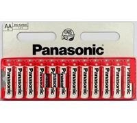 12 Piles AA Zinc Carbon Panasonic 1.5V 0Pb/HG/CD