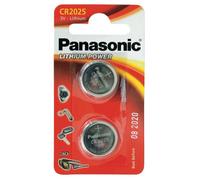 Piles - PANASONIC - CR 2025 - Lithium 3V - Blister de 2 - Haute qualité