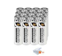 Piles rechargeables AA, capacité de 3500mWh, chargeur USB inclus , 12 piles AA
