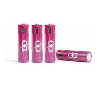 Set de 4 piles AA rechargeables
