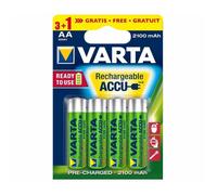 Varta Piles rechargeables AA – Accu Power 2100 mAh – Lot de 4