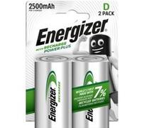 Piles rechargeables D 2.5Ah NiMH 1.2V Energizer