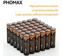 Piles rechargeables Li-ion AAA et AA PHOMAX, USB Lithium-ion 3400mWh 1.5V Piles rechargeables AA et 1150mWh 1.5V Pile AAA 12AA12AAA Battery