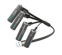 Piles Rechargeables USB AA - (LR06) [HR06] Paleblue