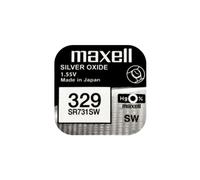 Maxell 18291000 Pile Domestique Single-Use Batterie oxyde d'argent - Piles (Single-Use Batterie, oxyde d'argent, 1,55 V, 10 pièces), 36 mAh, HG (Mercure)