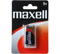PILES SALINES 9V 6F22 CARBONE ZINC x1 MAXELL