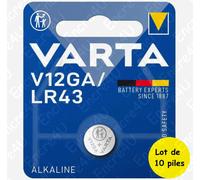 Pile V12GA / LR43 / 186 Varta Alcaline 1,5V