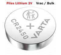 Pile CR2450 Varta Bouton Lithium 3V