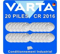 Pile CR2016 Varta Bouton Lithium 3V