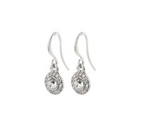 Pilgrim Boucles d'oreilles 'Clementine' argent / transparent, Taille One Size