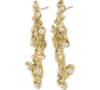 Pilgrim Boucles d'oreilles 'Jude' or / blanc perle, Taille One Size