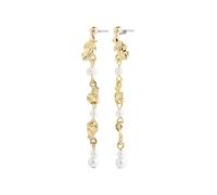 Pilgrim Sloan Pearl Boucles d'oreilles Acier inoxydable plaqué or 692512003 - Femme - Acier inoxydable