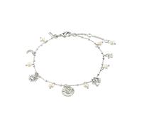 Pilgrim Bracelet 'Mylan' argent / transparent / blanc perle, Taille One Size