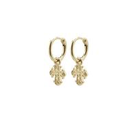 Pilgrim Dagmar Boucles d'oreilles Laiton plaqué or 152222003 - Unisex - Laiton