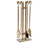 Pilgrim Home and Hearth 18086 Sinclair Ensemble d'outils pour cheminée Laiton Bruni Métal 9 kg