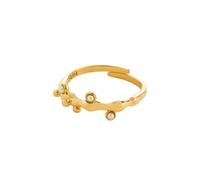 Pilgrim LULU magisk stack Bagues Laiton plaqué or 632532064 - Femme - Quartz - Laiton