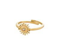 Pilgrim LULU sol stack Bagues Laiton plaqué or 632532024 - Femme - Quartz - Laiton