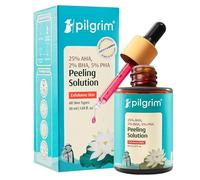 Pilgrim Solution exfoliante 25 % AHA + 2 % BHA + 5 % PHA 30 ml pour le visage et le corps | Visage en 10 minutes à la maison | Sérum exfoliant doux pour enlever le bronzage | Pour une peau éclatante