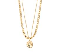 Pilgrim Sparkle necklace 2-in-1 set Colliers Laiton plaqué or 112542011 - Femme - Brass
