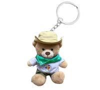 PILGRIM'S BACKPACK Ours en peluche Jubilé Porte-clés, Produit officiel Jubilé 2025 (MICRO)