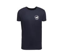 PILGRIM'S Backpack T-Shirt à Manches Courtes avec Logo Jubilé, Produit Officiel Jubilé 2025, Bleu, XL