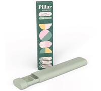 Pilier 7 jours | Pilulier en paille de blé sans BPA | Beau organisateur de tablette pour voyage et maison (vert sauge)