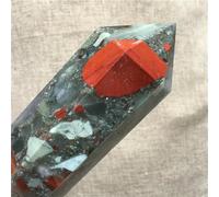 Pilier de Pilier de Pierre de Sang Africain Naturel Crystal Pilière à Pilier en Pierre Pointe à la Maison (800-850G)