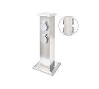 Pilier de prise de jardin Acier inoxydable