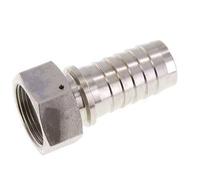 Pilier de tuyau 32x48 mm & G1-1/4'' en acier inoxydable 1.4301 avec ecrou-raccord DIN EN 14423 / DIN 2826