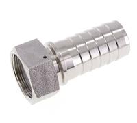 Pilier de tuyau 38x54 mm & G1-1/2'' en acier inoxydable 1.4301 avec ecrou-raccord DIN EN 14423 / DIN 2826