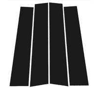 Pilier Fenêtre Moulure Compatible Avec VW Pour Golf Mk5 2003 2004 2005-2009 4 Pièces Noir Brillant Fenêtre Porte Colonne BC Poteau Couverture Garniture Autocollant Automatique Style