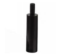 Pilier fileté M3 en alliage d'aluminium mâle à femelle, rond PCB, entretoise de couleur, colonne à tête unique, 10 pièces(Black,M3x40-6)