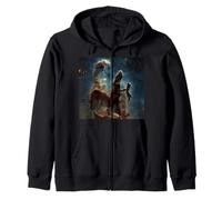 Piliers de gaz et de poussière dans Stellar Nursery Astronomy Art Sweat à Capuche