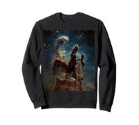 Piliers de gaz et de poussière dans Stellar Nursery Astronomy Art Sweatshirt