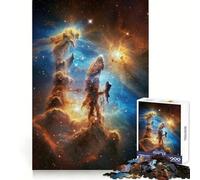 Piliers de la Création Nébuleuse Spatiale Puzzle 1000 Pièces pour Adolescents Jeu de Réflexion Apaisant et de Qualité Supérieure Cadeau de Noël (38x26cm)