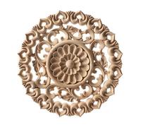 Piliers en bois gaufré, sculptés, en forme de poteau d'angle, appliqués pour cadres de porte, meubles et murs, non peints, décoration intérieure, Y12,15