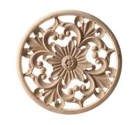 Piliers en bois gaufré, sculptés, en forme de poteau d'angle, appliqués pour cadres de porte, meubles et murs, non peints, décoration intérieure, Y6,15